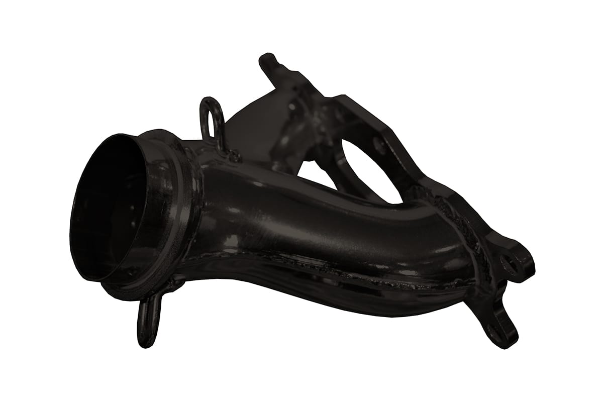 Polaris 600 Rush/Switchback/RMK Y-Pipe High Temp Black (pro ride chassis only)