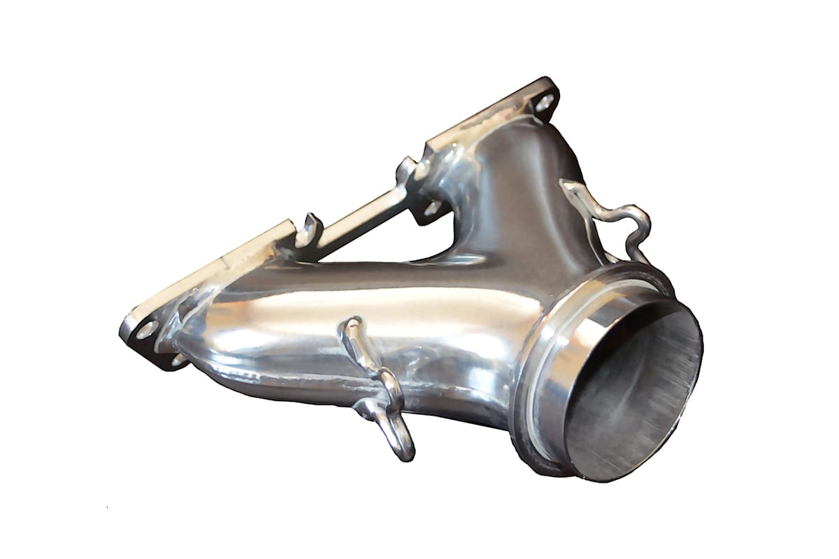 Ski-doo 500ss/600 carb Y-pipe Ceramic Coated