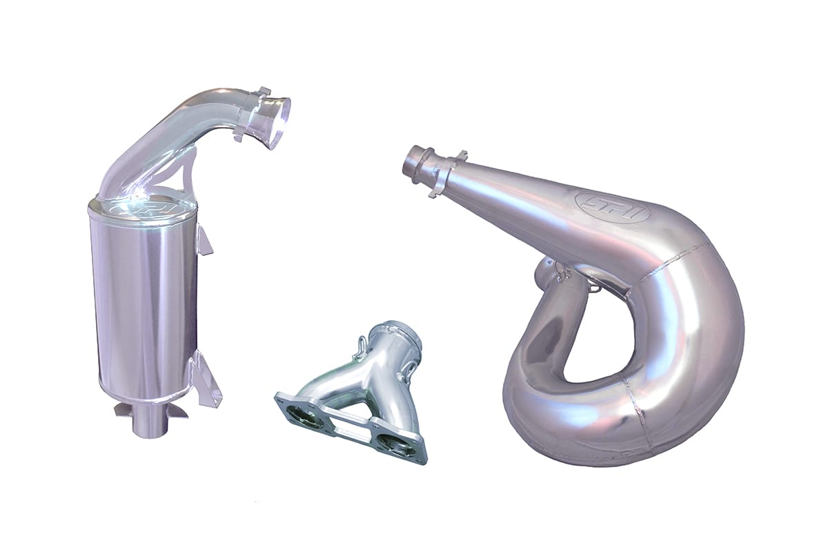 Ski-doo Rev Gen 4 / Lynx Radien 600R E-tec Complete Exhaust kit Ceramic Coated