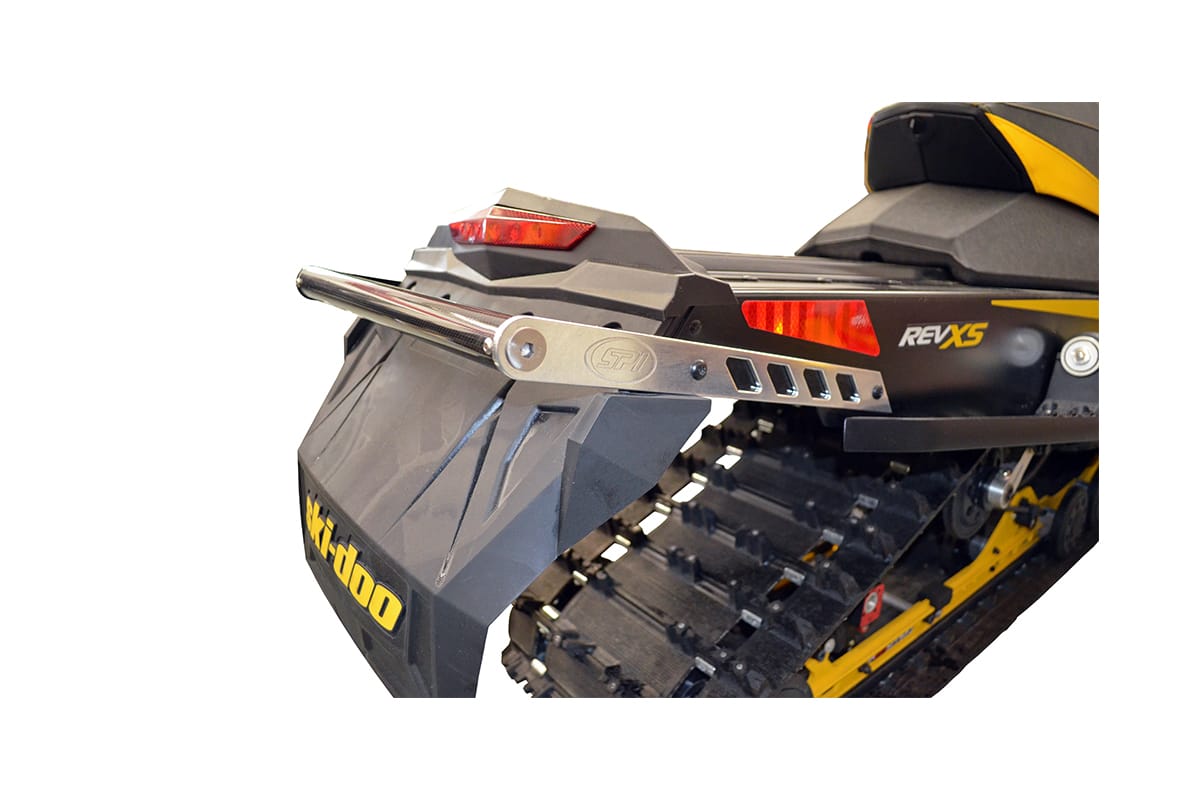 XP/XR/XS Ski-doo Carbon Fiber Bumper Natural Aluminum (120"-146" tunnel)