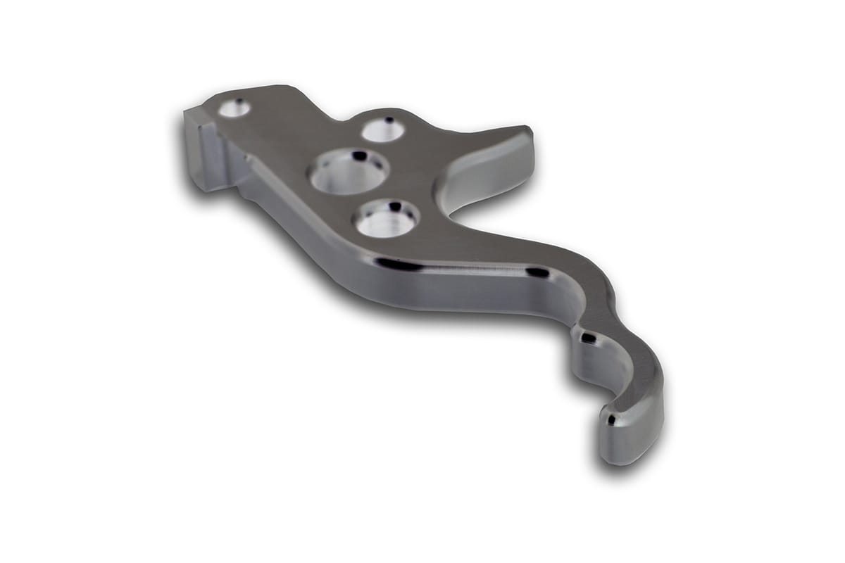 Ski-doo / Lynx Billet Aluminum Brake Lever fits all Ski-doo XP,XS,XM, Gen 4 & 5, Raiden & Raiden 2 (machine aluminum finish)*Will not fit Ski Doo adjustable brake*