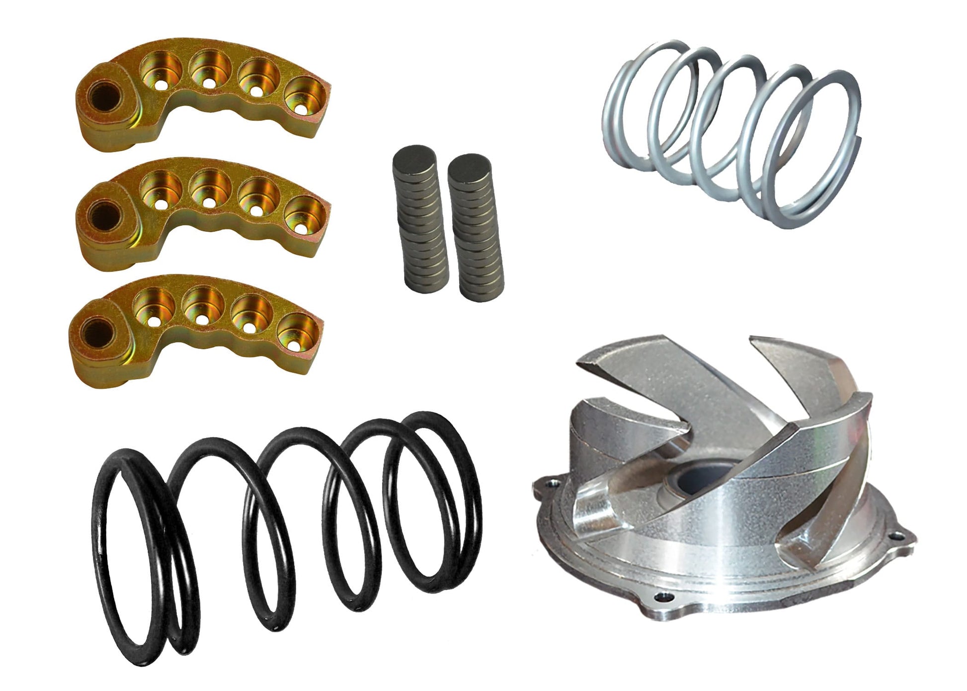 Yamaha Mountain Max Clutch Kit with adjustable weights.  0-3000ft Boondocking Clutch Kit (with Team Clutches)
