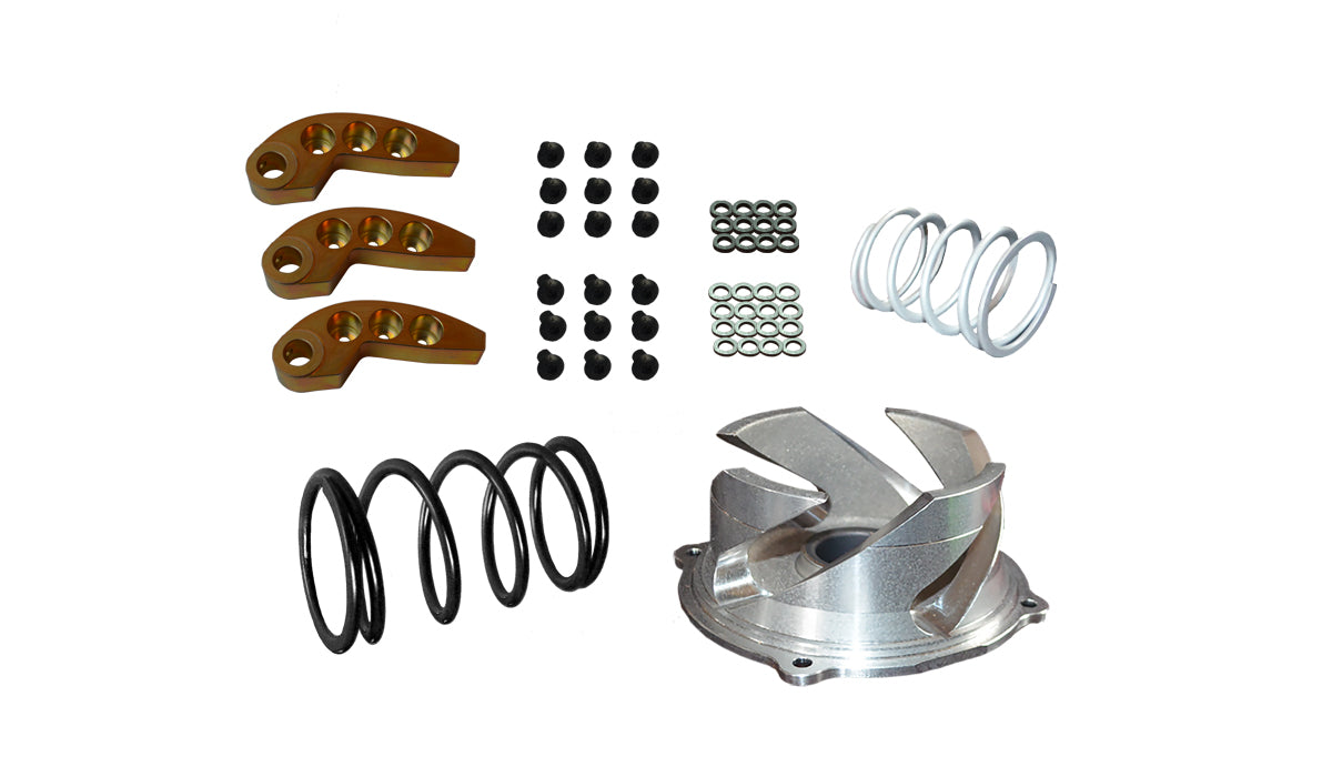 Polaris RMK/SKS/Assault 850 Clutch kit with adjustable weights 6000ft + with Straightline Performance Single Pipe