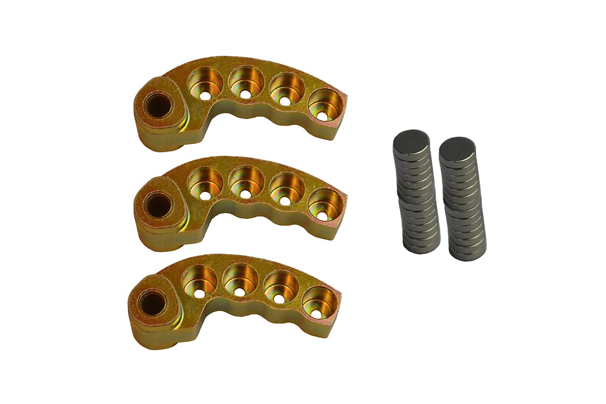 Arctic Cat "TEAM" primary clutch adjustable weight kit.  Gram range from 64-86g