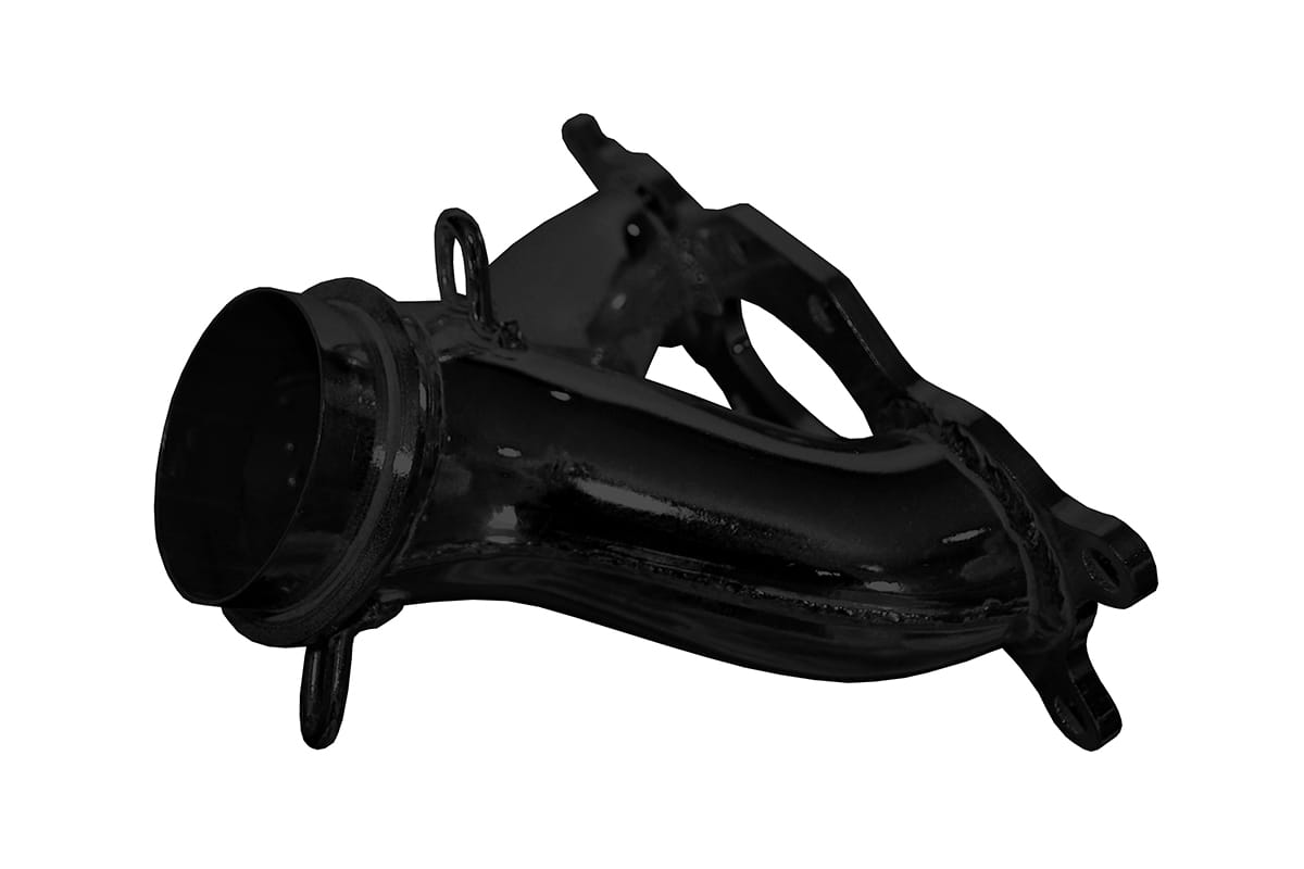 Polaris 800 Rush/Switchback/RMK Y-Pipe High Temp Black (for ride chassis only)