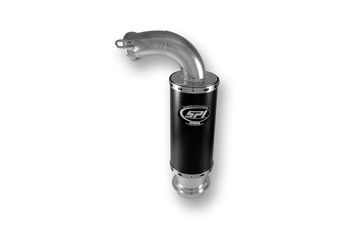 Polaris 800 Rush/Switchback/RMK Carbon Fiber Lightweight Muffler (full Stainless)
