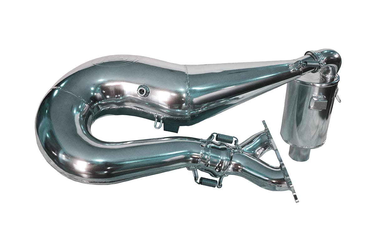 Polaris AXYS 800HO Rush/ Switchback/ RMK complete exhaust system.  Includes part numbers 132-120, 132-122, 132-134