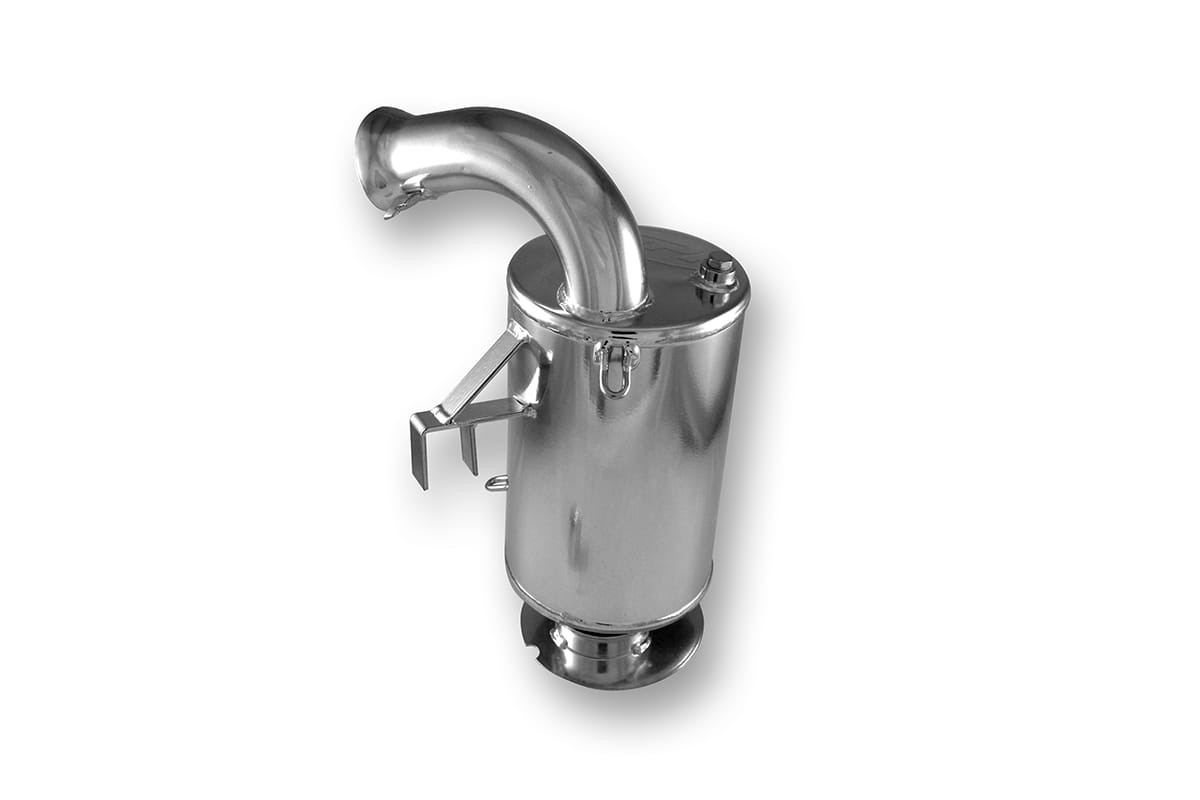 Ski-doo 500ss/600 MXZ/Summit Lightweight Muffler  Ceramic Coated (non HO carb engine)