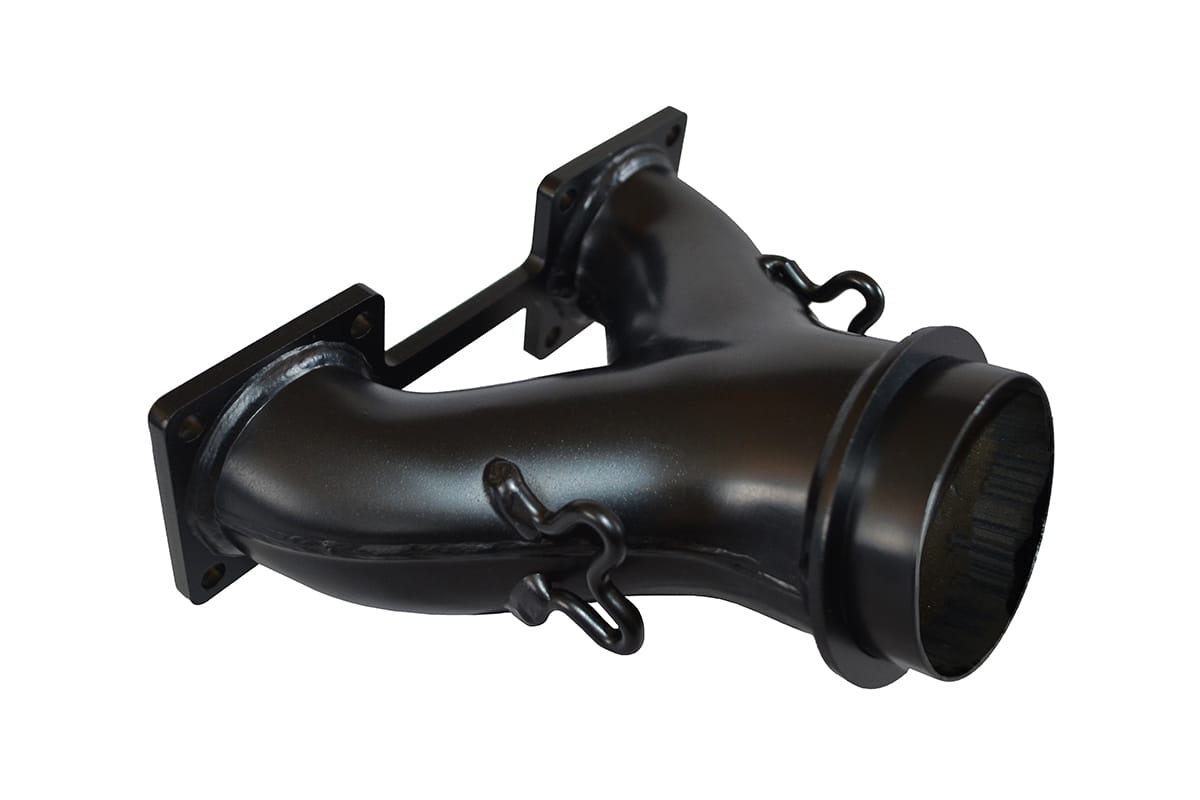 Ski-doo 600 H.O./SDI/E-TEC/RS Y-pipe High Temp Black