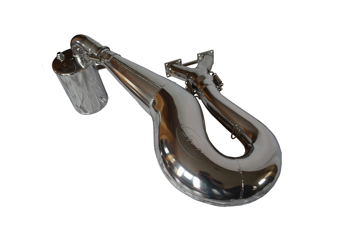Ski-doo 800 E-TEC complete exhaust package. (summits,freerides,2013-16 backcountry) Includes part numbers 134-164, 134-113, 134-160 - Heat temp sensor on pipe.