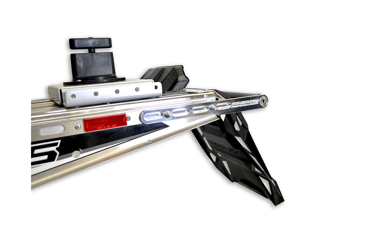 Polaris AXYS 121"-136" Rush/Pro-R/Switchback Carbon Fiber Bumper (Polished Aluminum)