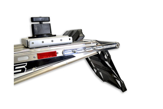 Polaris AXYS 121"-136" Rush/Pro-R/Switchback Carbon Fiber Bumper (Polished Aluminum)