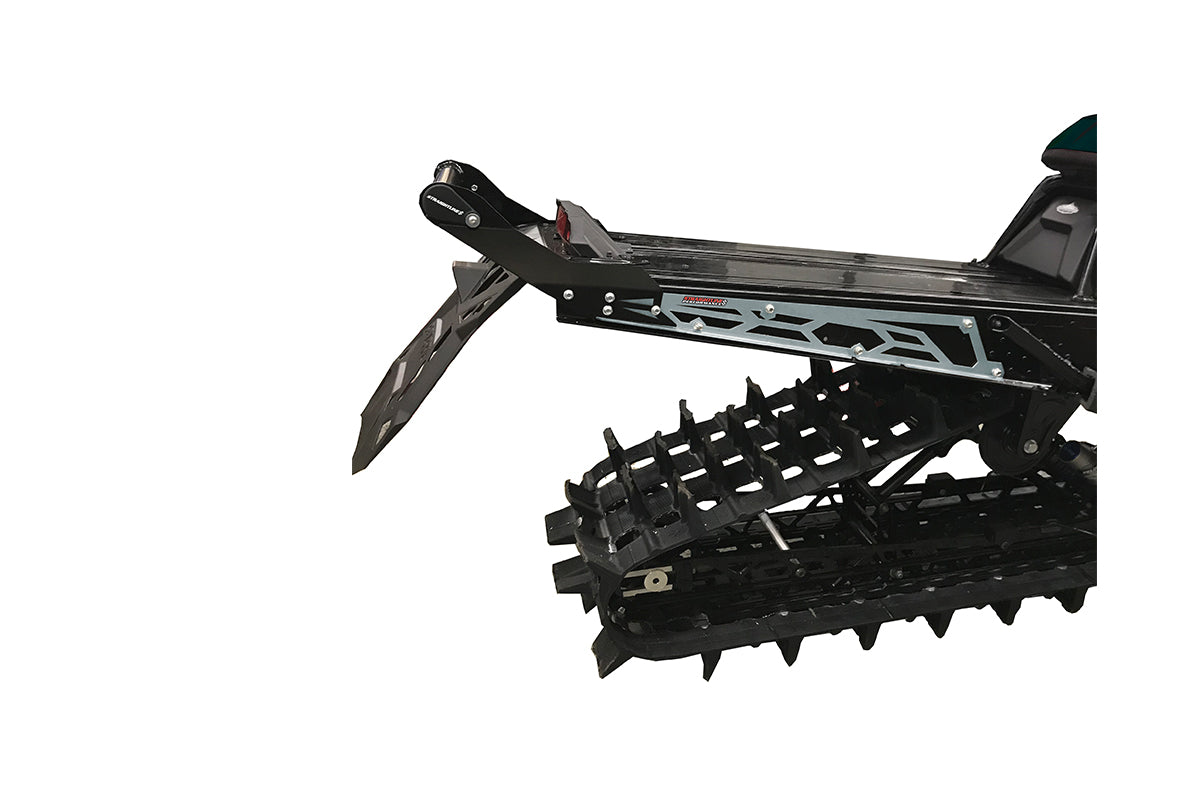 Polaris AXYS Hide 'N' Go (HNG) Rear Bumper 163" Track - (WHITE REAR BUMPER) - Silver