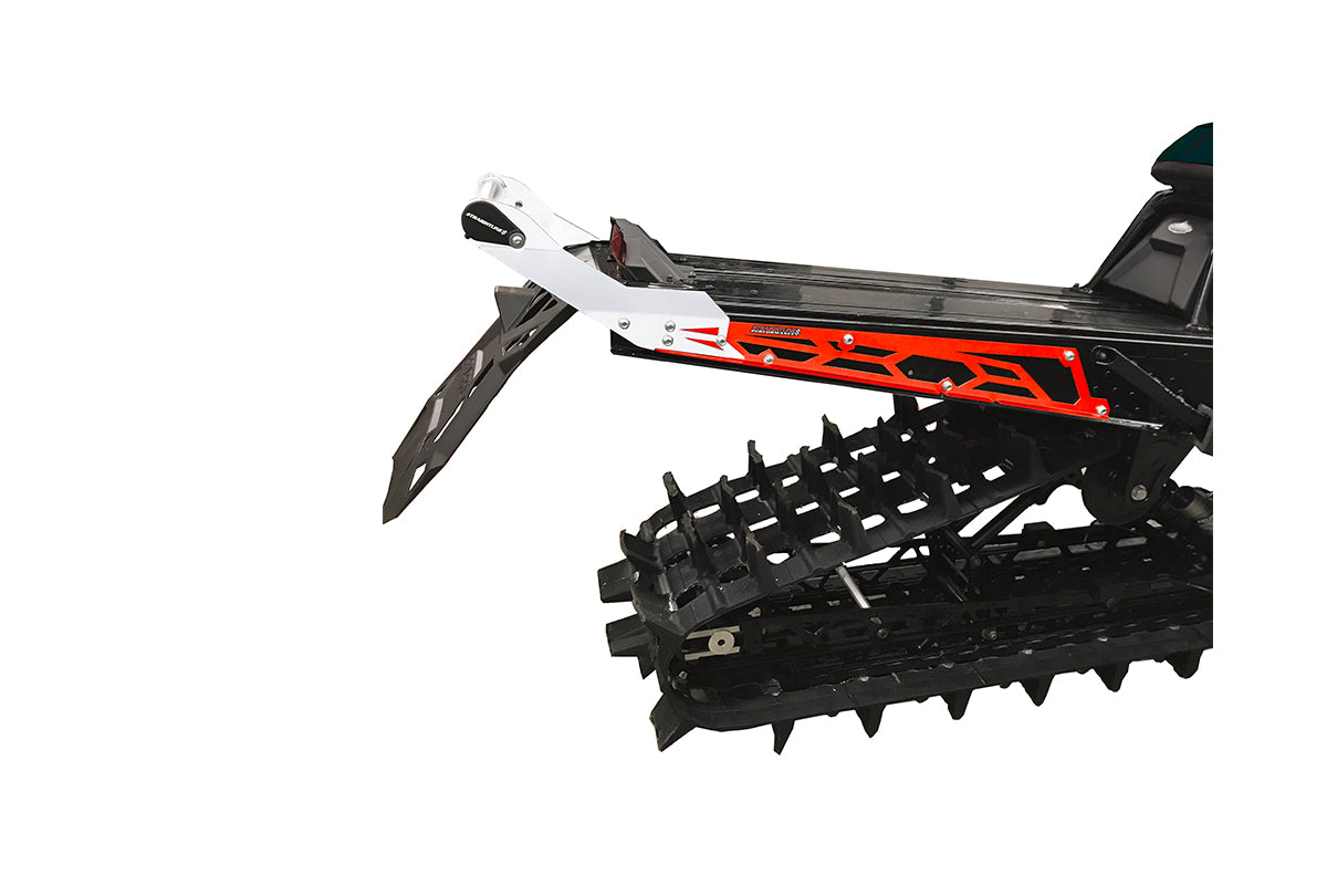 Polaris AXYS Hide 'N' Go (HNG) Rear Bumper 155" Track - (WHITE REAR BUMPER) - Red