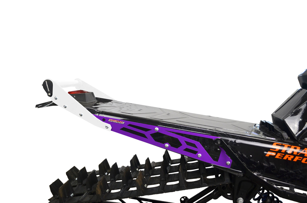 Polaris Matryx HNG Rear Bumper 146" SLASH Tunnel - White Handle - Purple