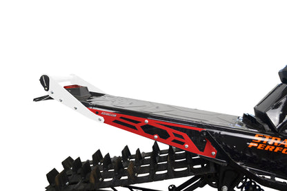 Polaris Matryx HNG Rear Bumper 155" SLASH Tunnel - White Handle - Red