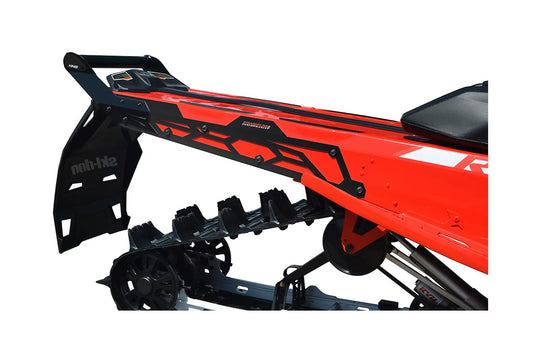 Ski-Doo Rev Gen 4 & 5 Hide 'N' Go (HNG) Rear Bumper 146" Tunnel / 154" Expert (Black Rear Handle) - Black