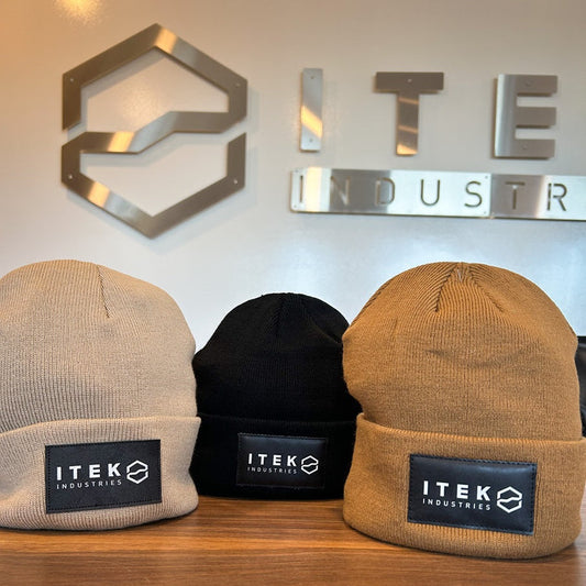 Fleece-Lined Toque with Leather Badge