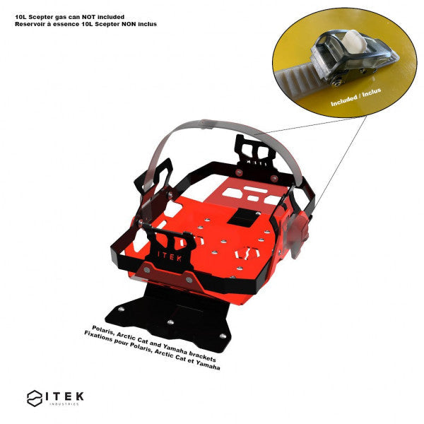 Axys and Pro-ride - Gas Tank Support