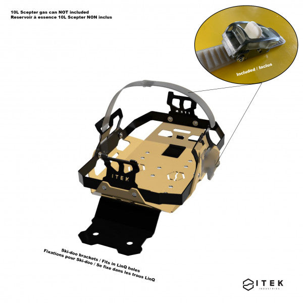 Fuel Tank Rack - Ski-Doo
