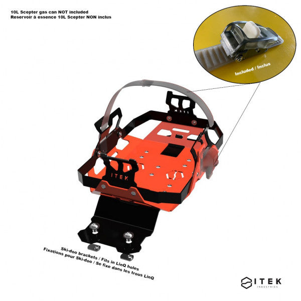 Fuel Tank Rack - Ski-Doo