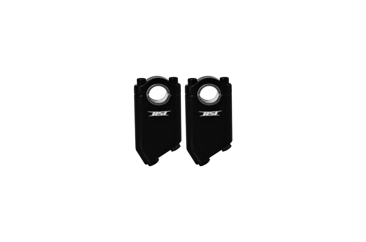 ANGLED RISER BLOCKS BLACK 30 DEGREE