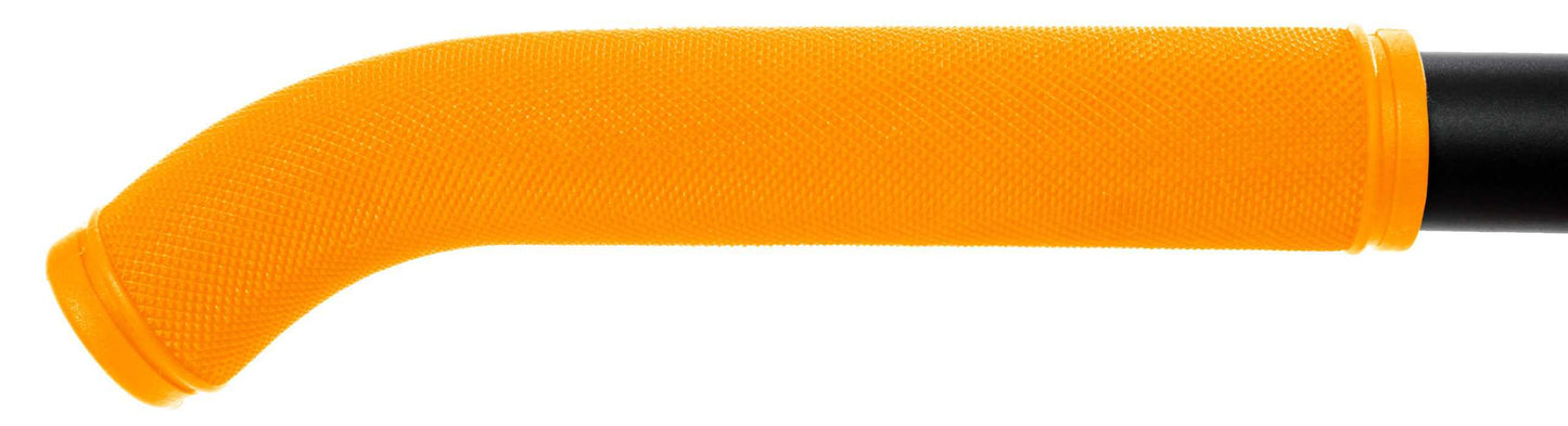 7" RUBBER GRIP - BLACK / PR - Orange