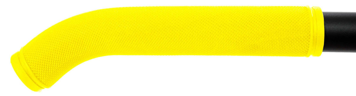 7" RUBBER GRIP - BLACK / PR - Hi Vis