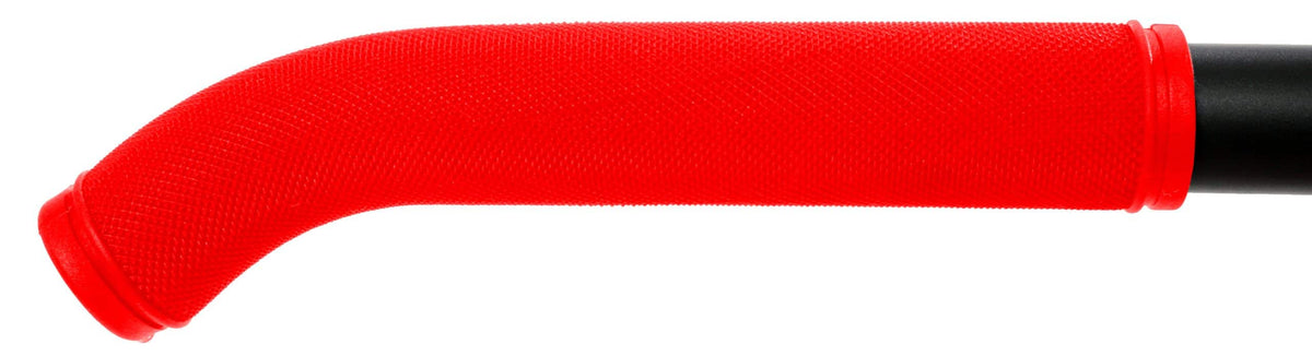 7" RUBBER GRIP - BLACK / PR - Red