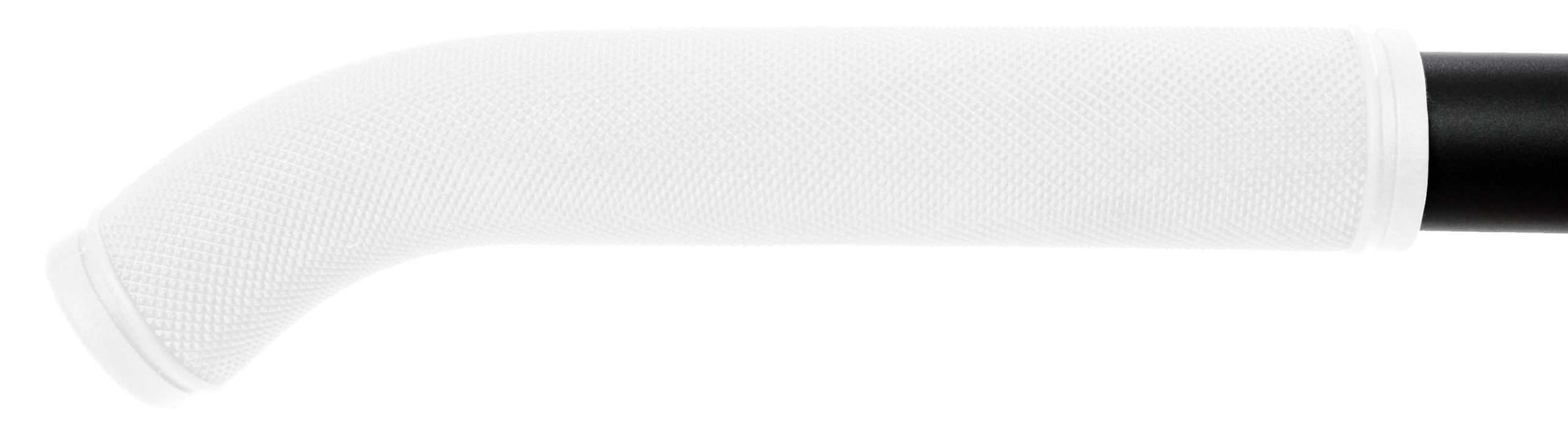7" RUBBER GRIP - BLACK / PR - White