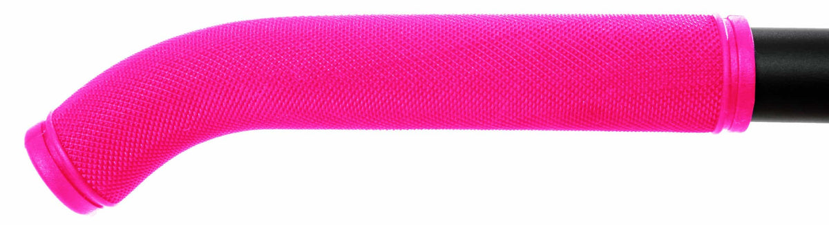 7" RUBBER GRIP - BLACK / PR - Pink