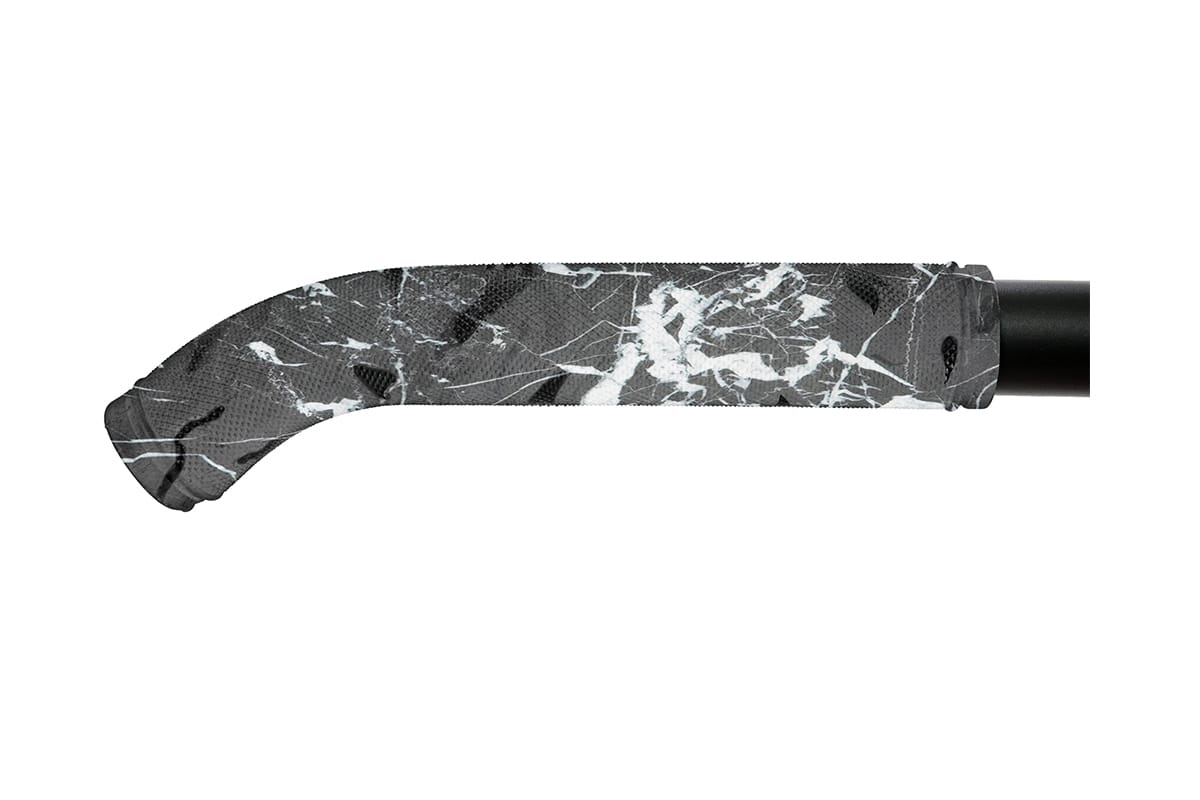 7" RUBBER GRIP - BLACK / PR - Swirl