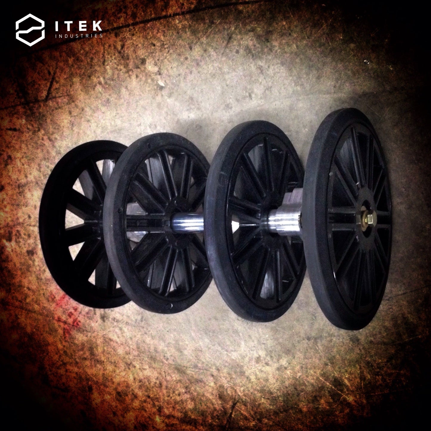 Plastic/Rubber Large Wheel Kit
