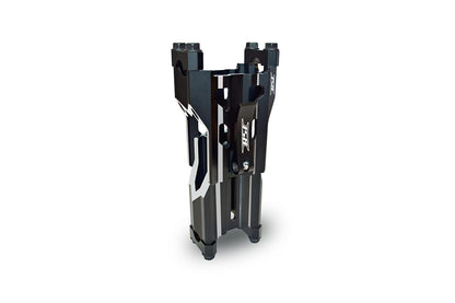 FLEX AJUSTABLE PIVOTING RISER - ADJUSTS FROM 5-8' BLACK W/ MACHINED & LASERED ACCENTS BLACK ANODIZED