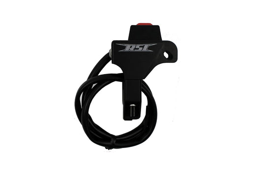 POLARIS BILLET PUSH BUTTON KILL SWITCH , W / MOMENTARY  NO TERMINALS BLACK ANODIZED
