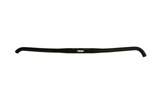 RACE BEND WITH HOOKS- TAPERED 1-1/8" CLAMP AREA -7/8" HANDLEBAR - 16 DEGREE SWEEP -0 RISE- 25.5" WIDE - BLACK ANODIZED