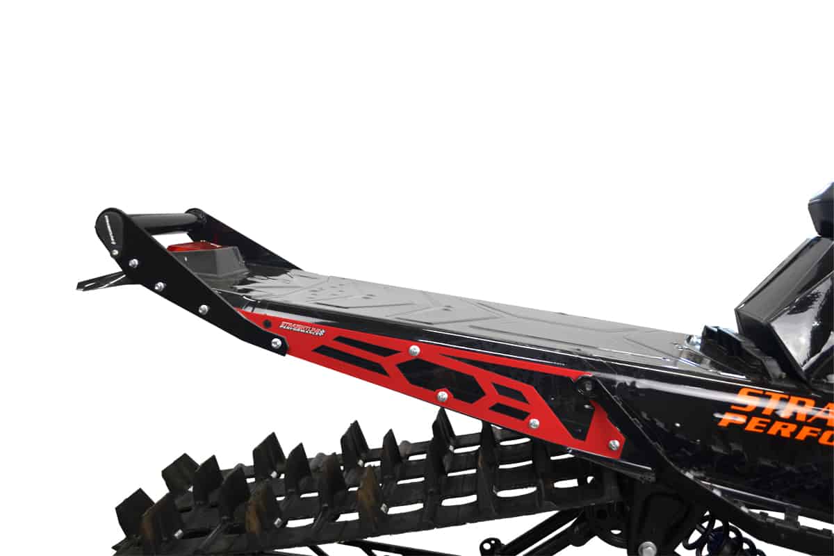 Polaris Matryx HNG Rear Bumper 146" SLASH Tunnel - Black Handle - Red