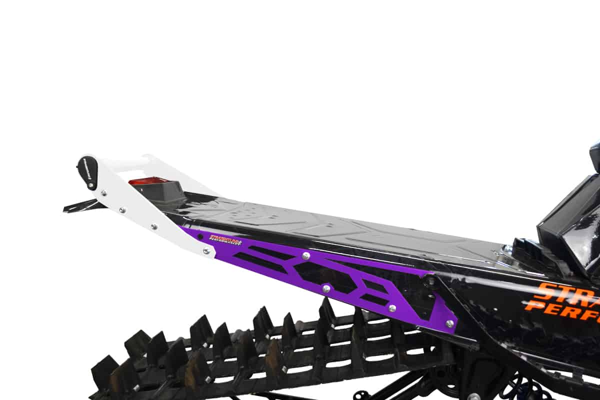 Polaris Matryx HNG Rear Bumper 155" SLASH Tunnel - White Handle - Black