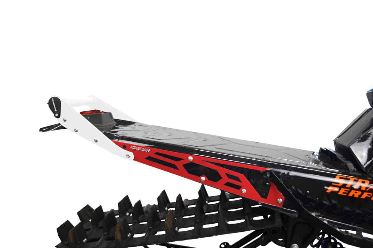 Polaris Matryx HNG Rear Bumper 146" SLASH Tunnel - White Handle - Black