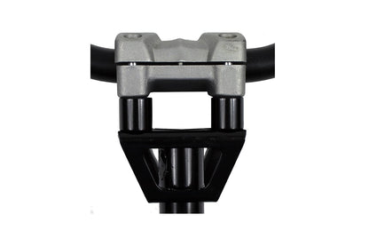 1/2" POLARIS RISER BLOCKS, BLACK / PR (FOR FLAT PLATE STEERING POSTS)